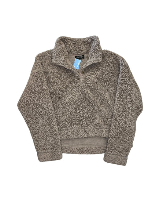 Jacket Faux Fur & Sherpa By Love Tree In Brown, Size:M