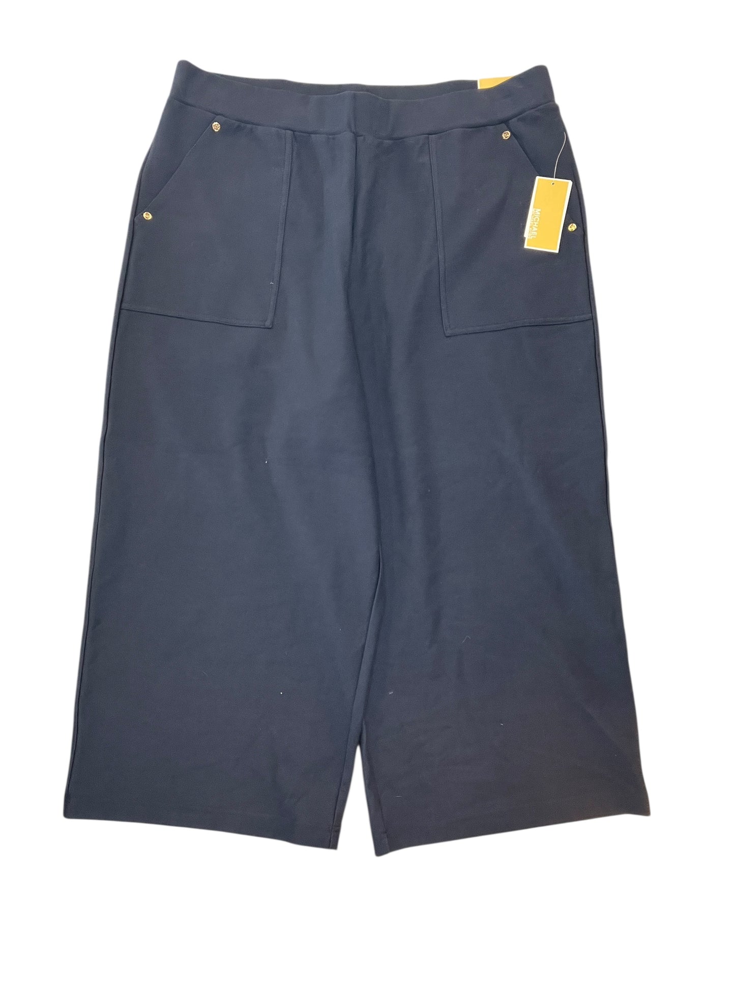 Pants Wide Leg By Michael By Michael Kors In Navy, Size:2X