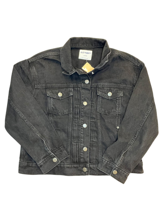 Jacket Denim By Old Navy In Black, Size:22Womens