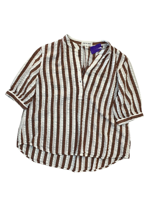 Top Ss By Cloth & Stone In Striped Pattern, Size:M