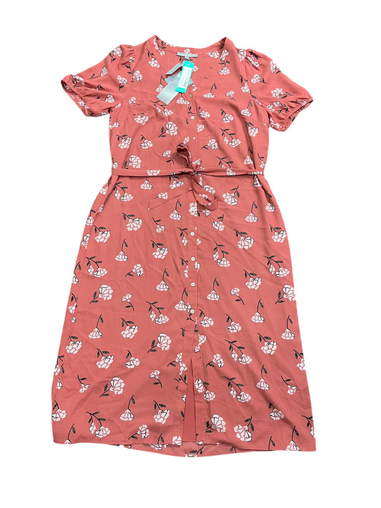 Dress Casual Midi By Daniel Rainn In Pink, Size:M