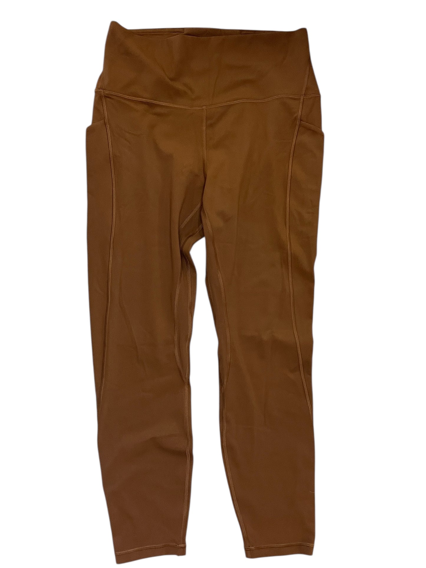 Athletic Leggings By Lululemon In Brown, Size:M
