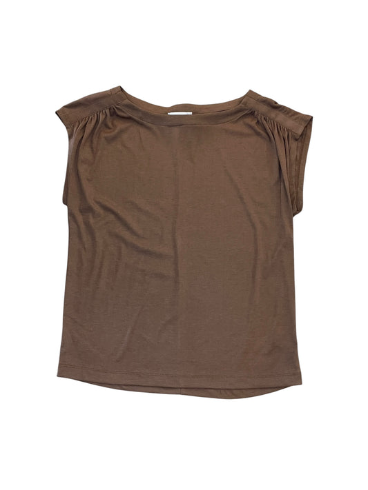Blouse Sleeveless By Evereve In Brown, Size:Xs