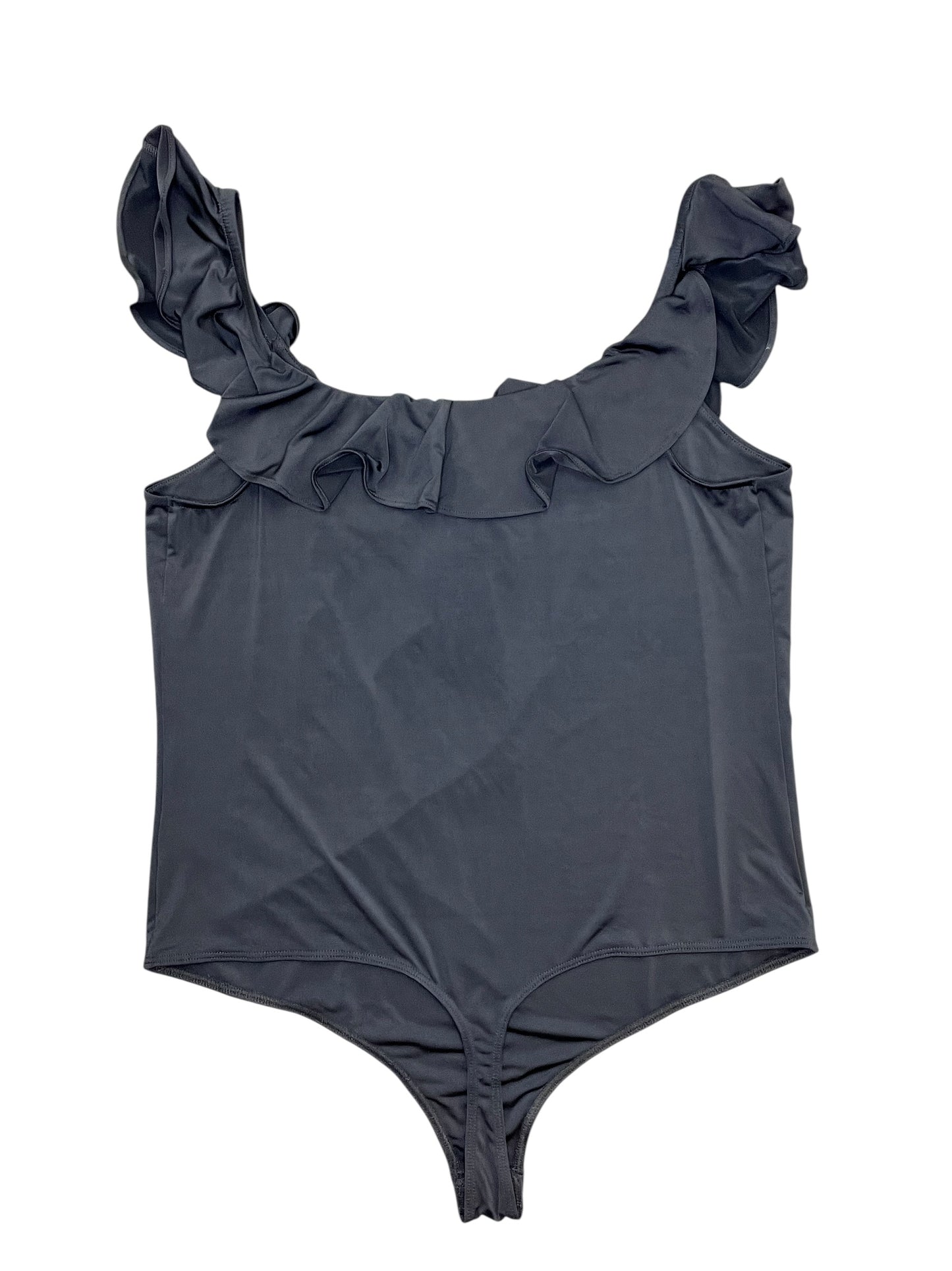 Bodysuit By Express In Grey, Size:Xl