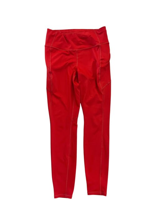 Athletic Leggings By Athleta In Red, Size:M
