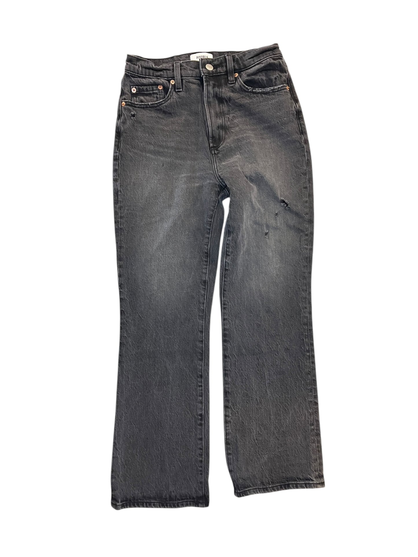 Jeans Straight By Pistola In Grey Denim, Size:2
