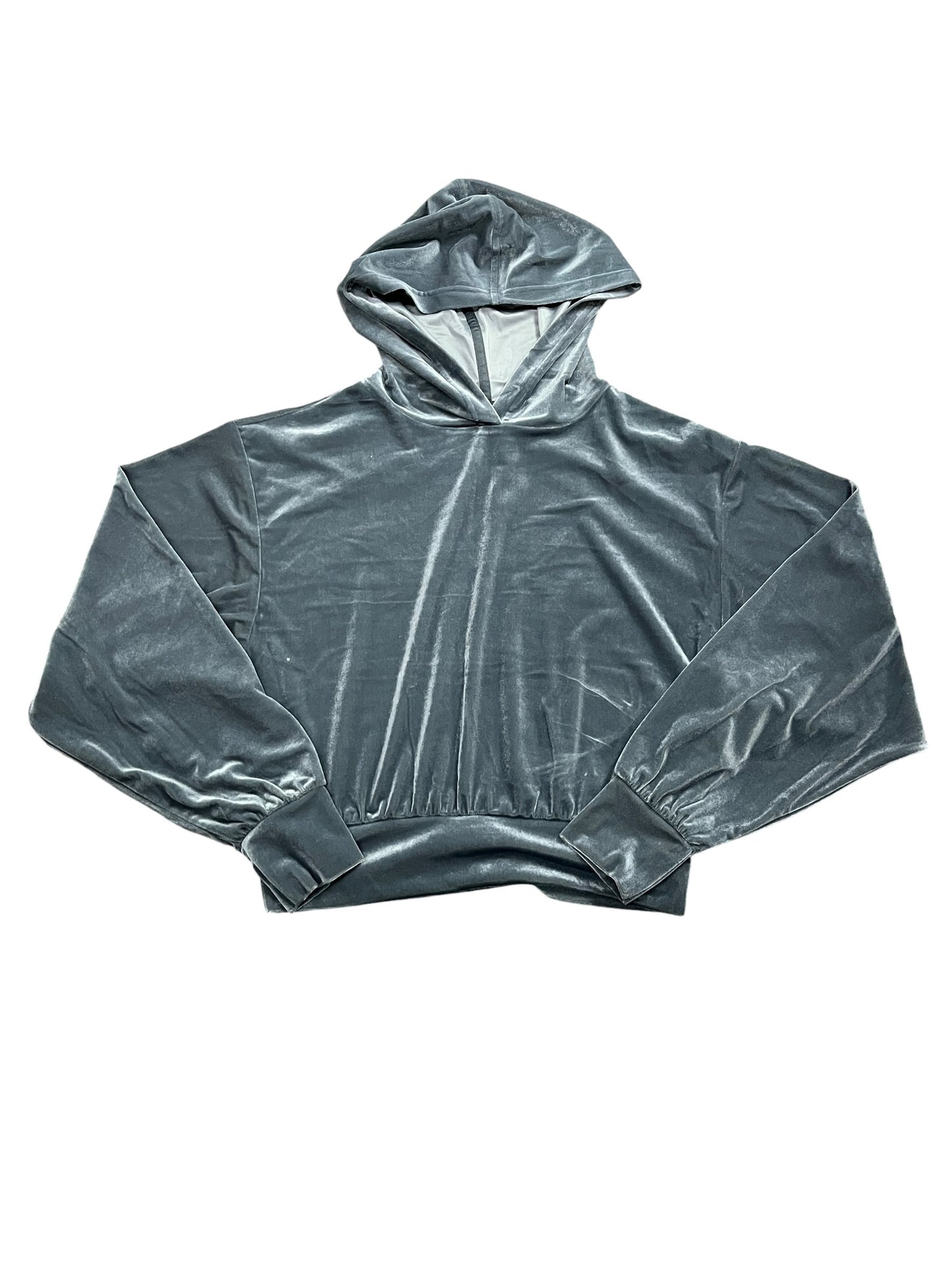 Sweatshirt Hoodie By Express In Grey, Size:M