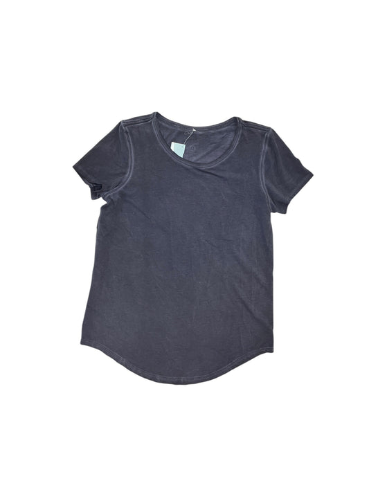 Athletic Top Ss By Lululemon In Grey, Size:M