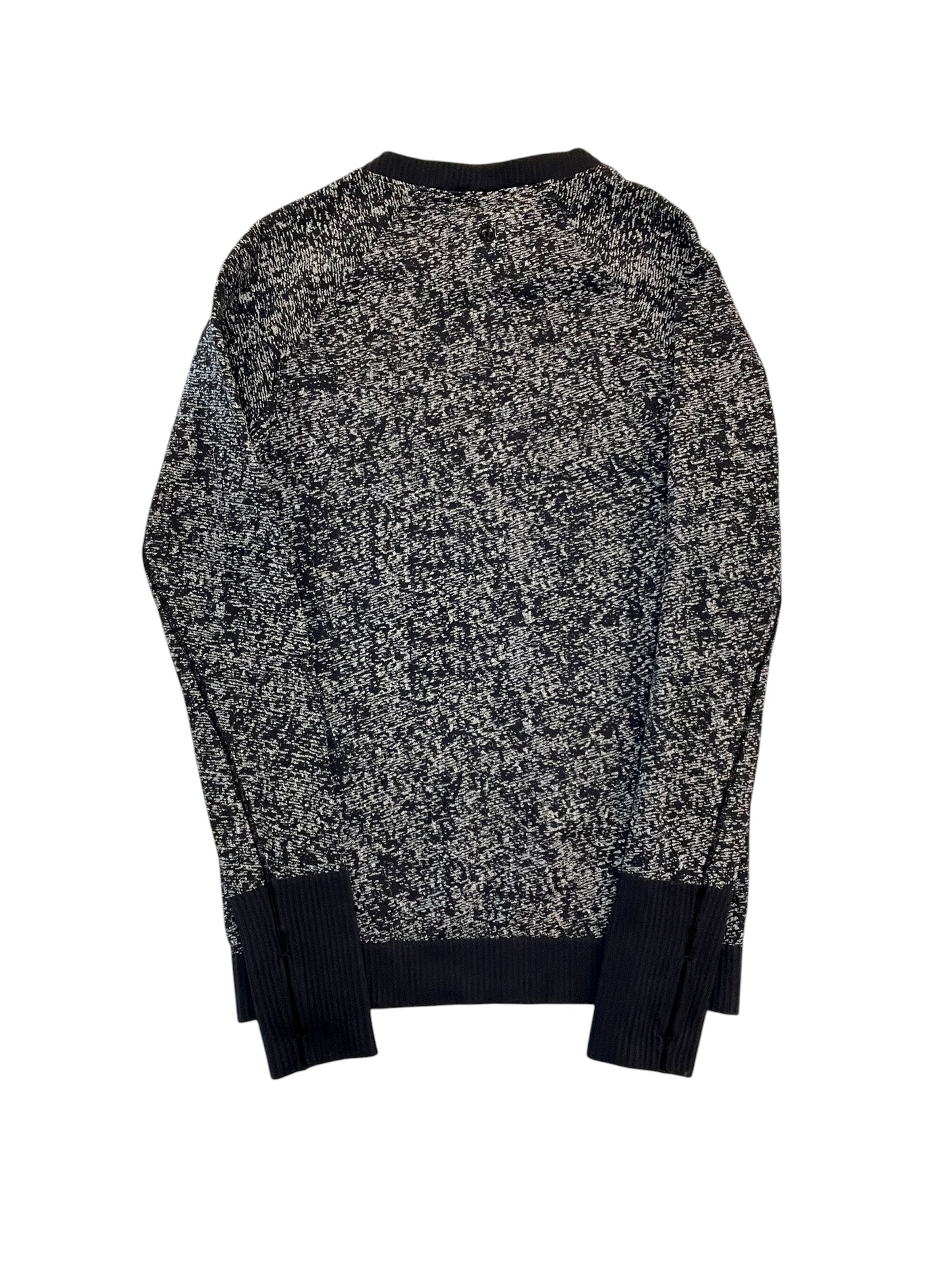 Athletic Top Ls Collar By Lululemon In Black, Size:S