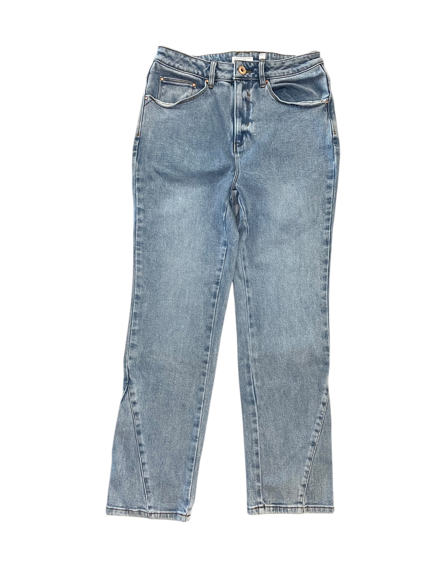 Jeans Cropped By A Loves A In Blue Denim, Size:8