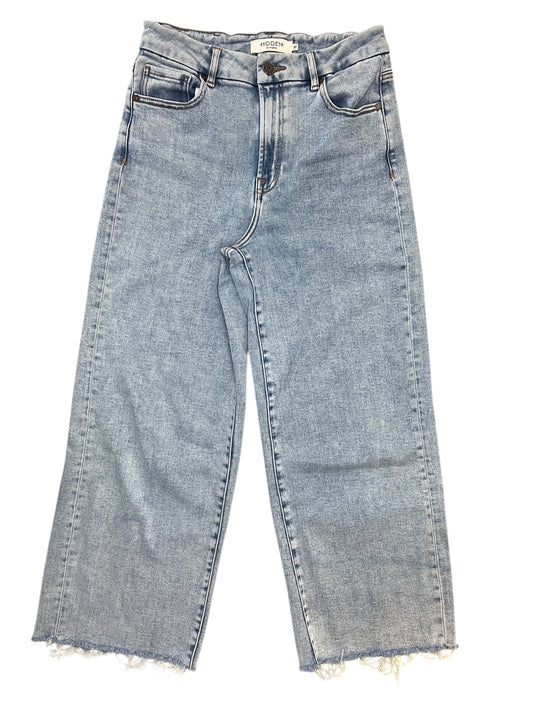 Jeans Wide Leg By Hidden In Blue Denim, Size:4
