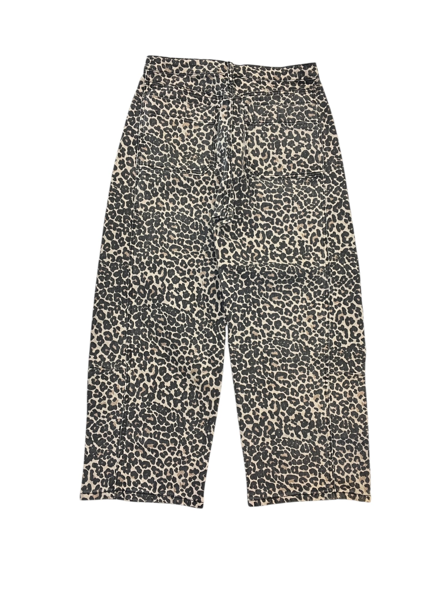 Pants Wide Leg By Miou Muse In Leopard Print, Size:M