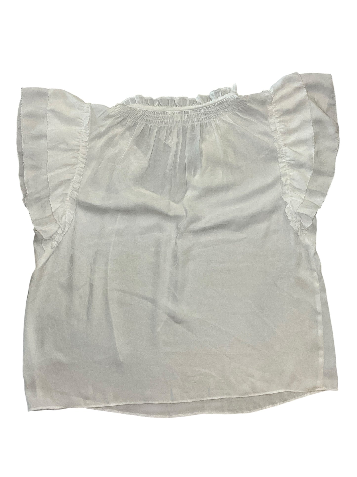 Blouse Ss By Current Air In White, Size:L