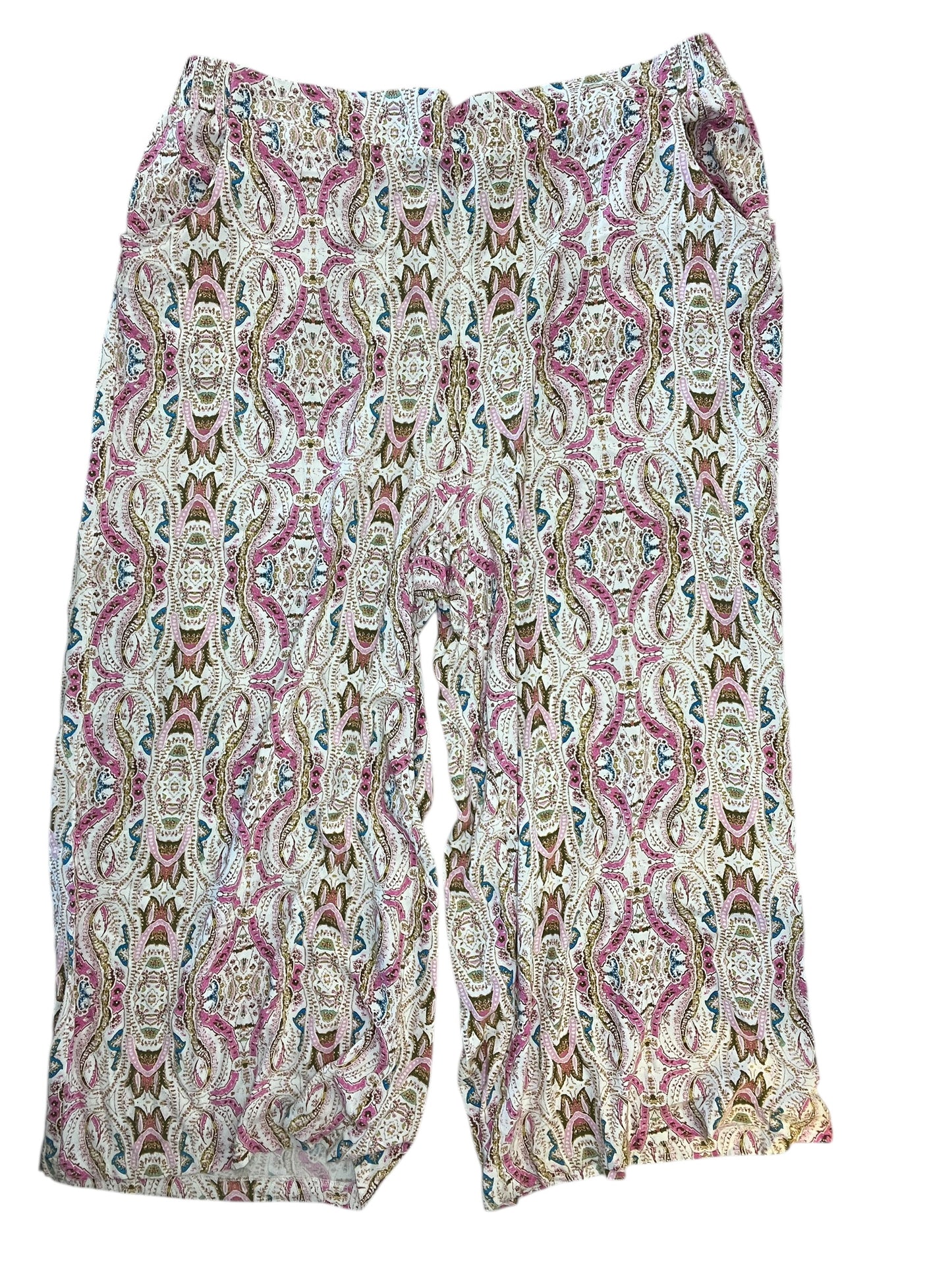 Pants Other By Lane Bryant In Paisley Print, Size:2X