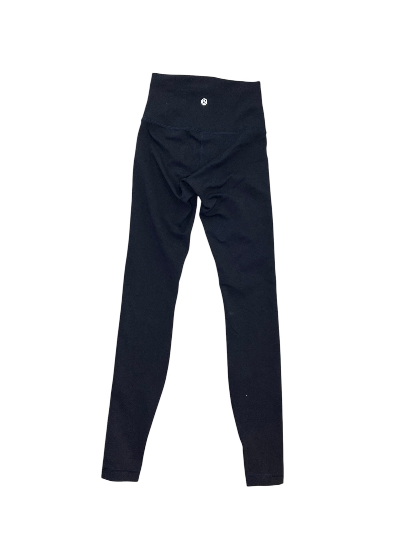 Athletic Leggings By Lululemon In Navy, Size:Xs