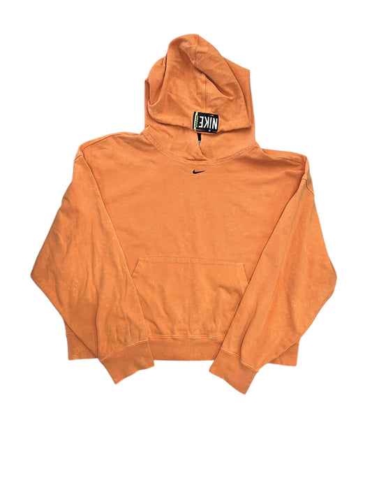Athletic Top Ls Hoodie By Nike Apparel In Orange, Size:M
