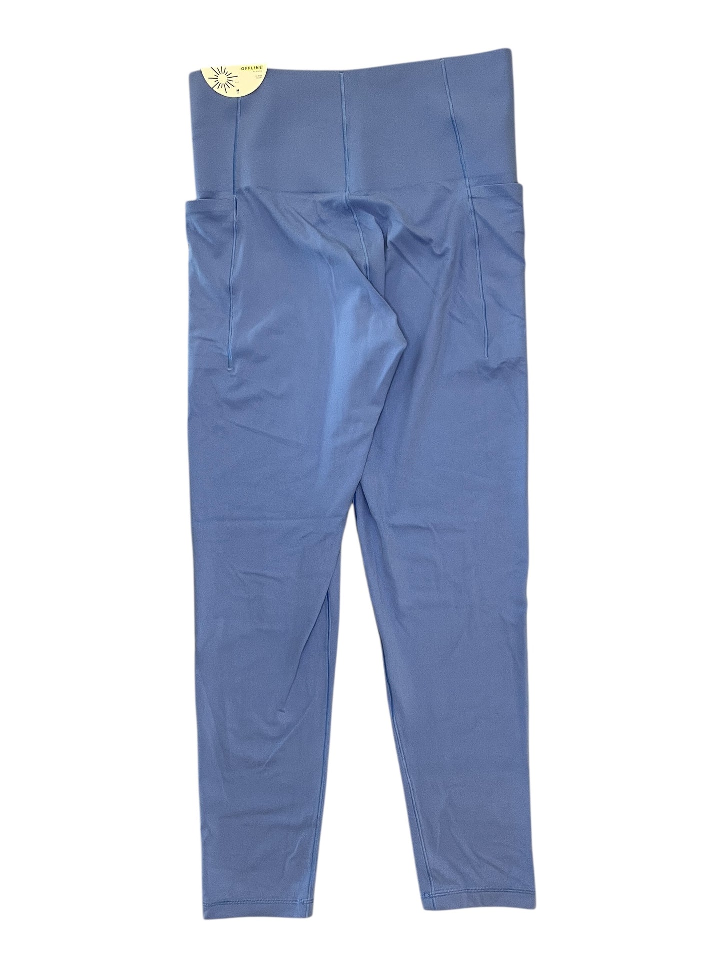 Athletic Leggings By Aerie In Blue, Size:M