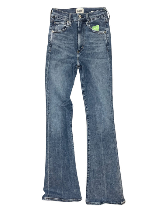 Jeans Flared By Citizens Of Humanity In Blue Denim, Size:00