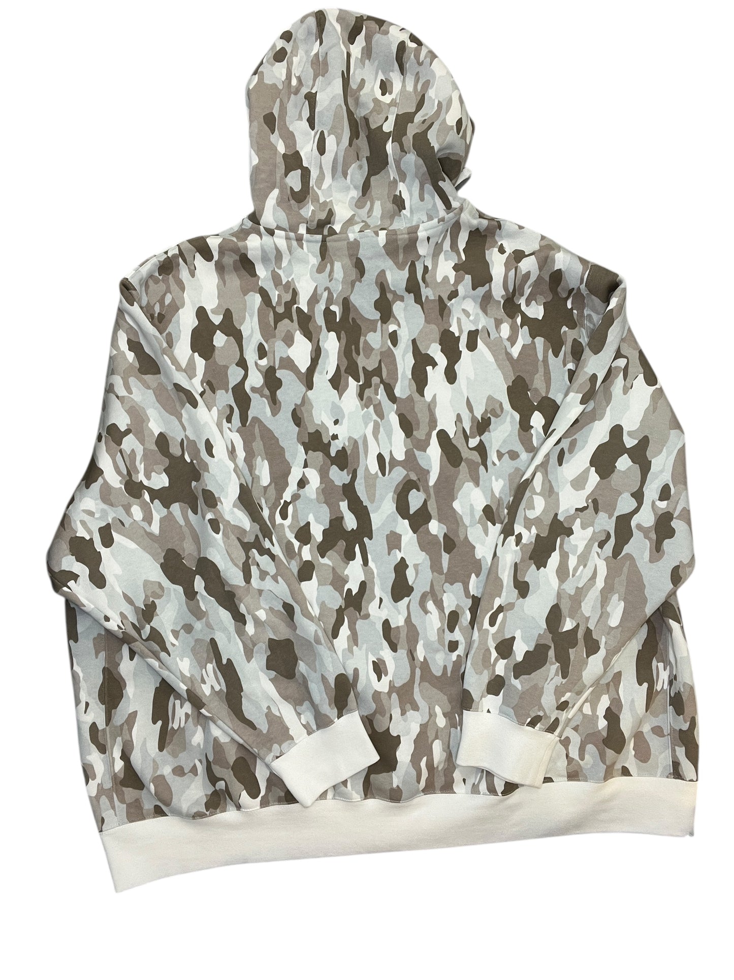 Sweatshirt Hoodie By Nike Apparel In Camouflage Print, Size:4X
