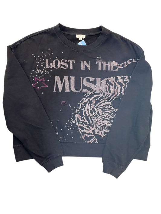 Sweatshirt Crewneck By Pilcro In Grey, Size:Xs