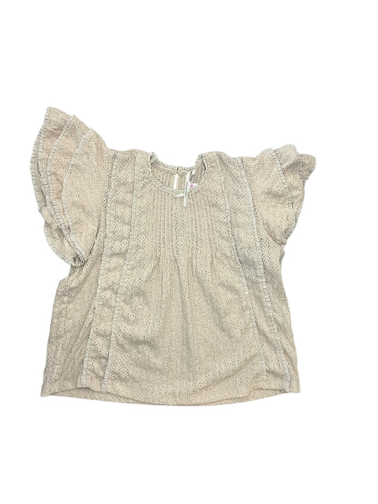 Blouse Sleeveless By Anthropologie In Cream, Size:S