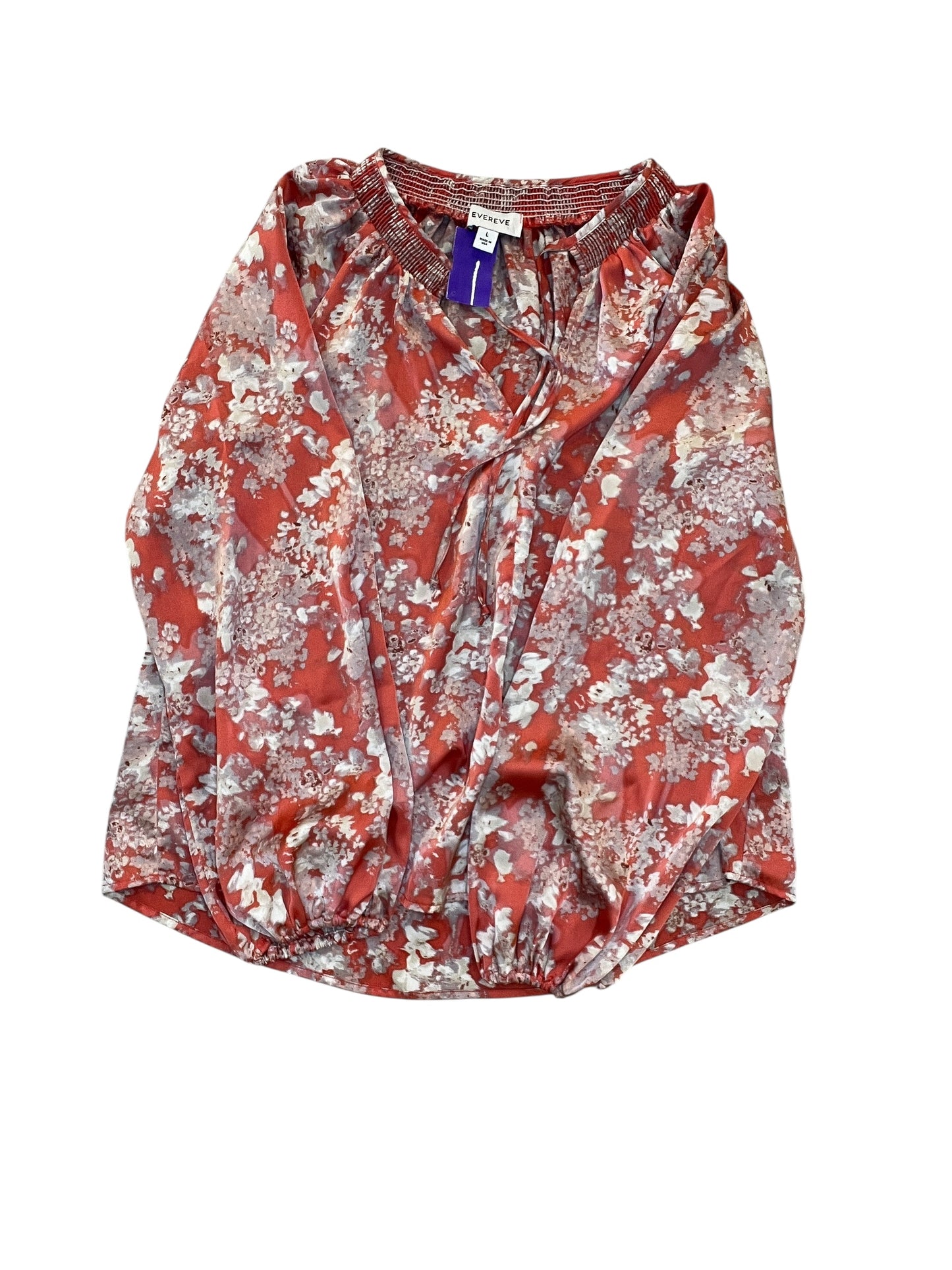 Blouse Ls By Evereve In Pink, Size:L