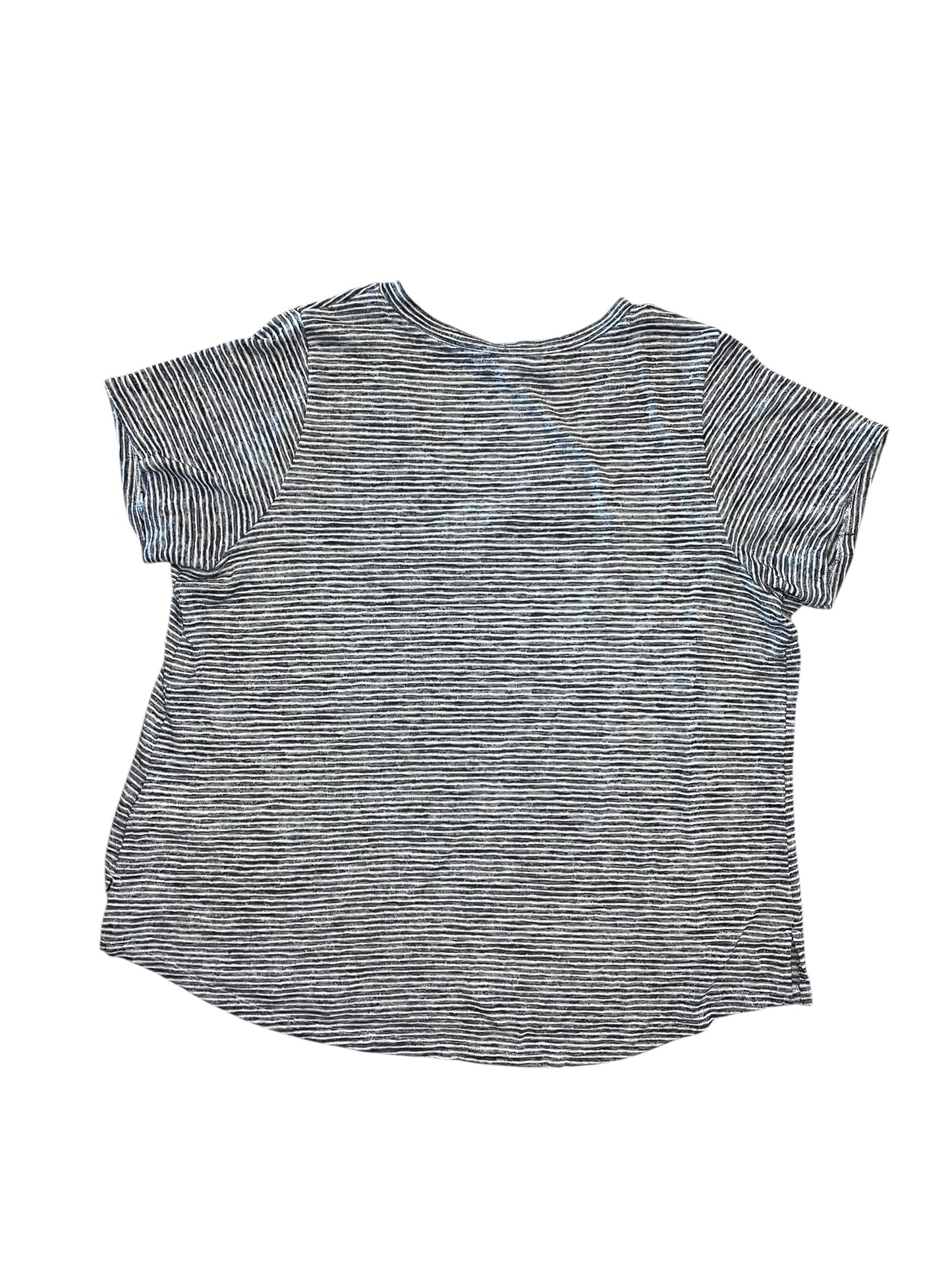 Top Ss By Athleta In Striped Pattern, Size:1X