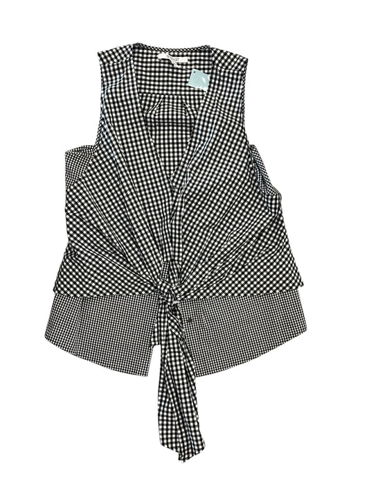 Top Sleeveless Designer By Derek Lam In Checkered Pattern, Size:8