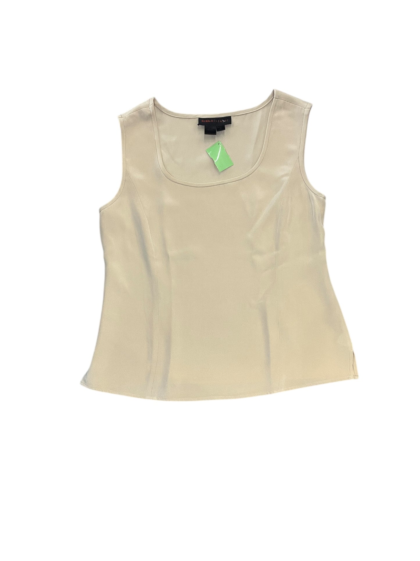 Top Sleeveless By Cma In Tan, Size:L