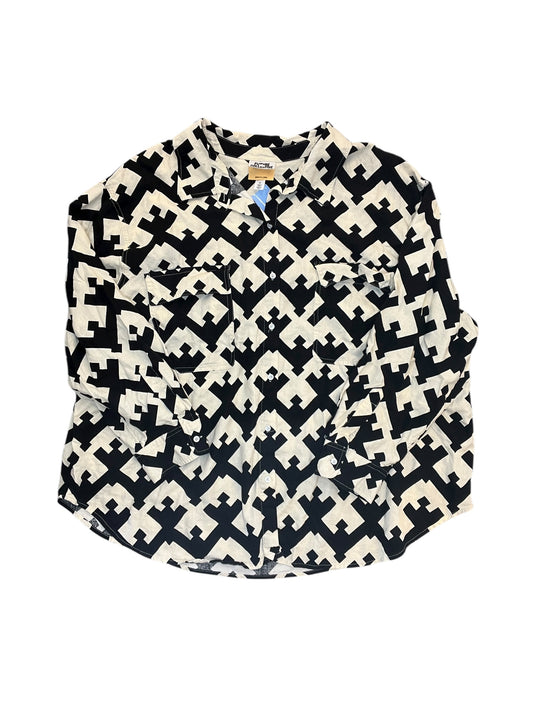 Top Ls By Future Collective In Cream, Size:1X