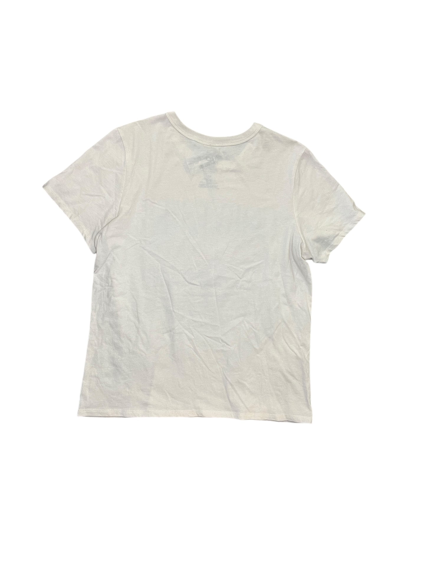 Top Ss Basic By Clothes Mentor In Cream, Size:M