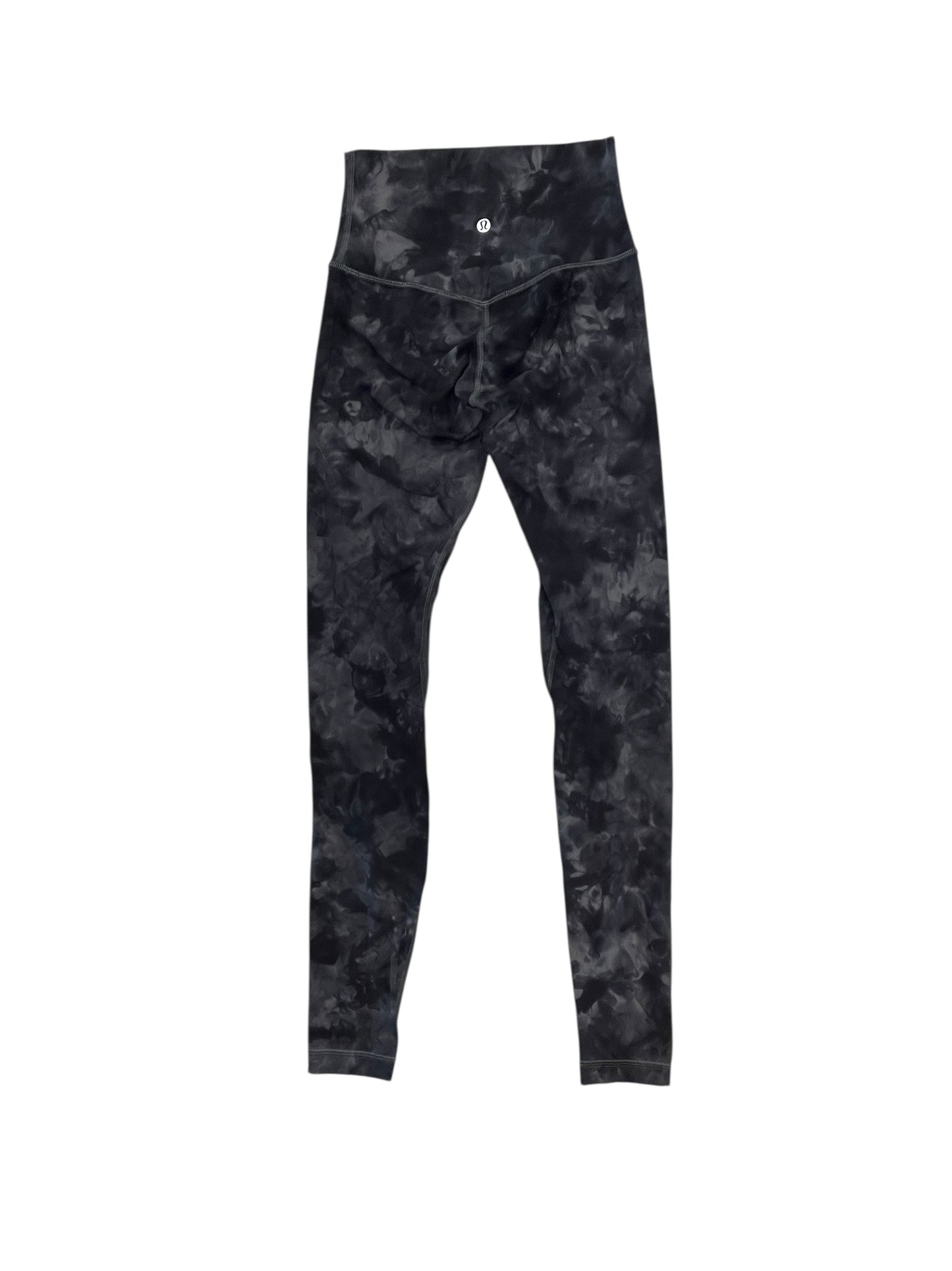 Athletic Leggings By Lululemon In Tie Dye Print, Size:S