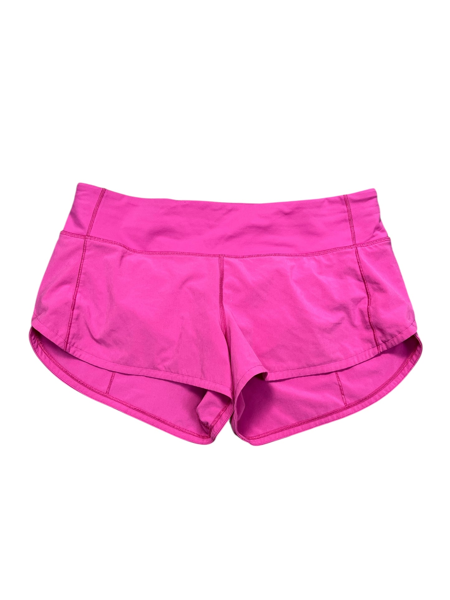 Athletic Shorts By Lululemon In Pink, Size:S