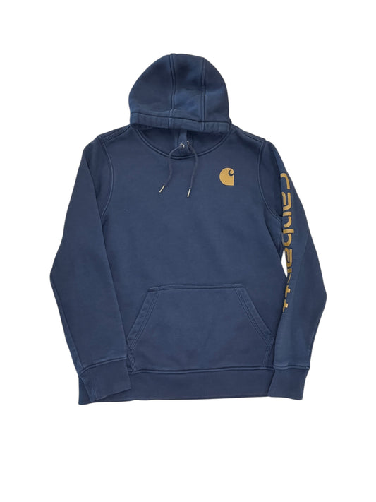 Sweatshirt Hoodie By Carhartt In Navy, Size:L
