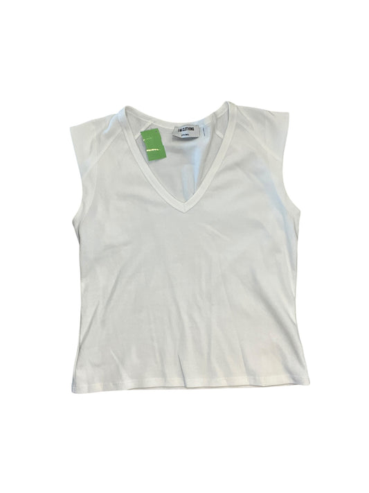 Top Sleeveless By Lna In White, Size:Xs