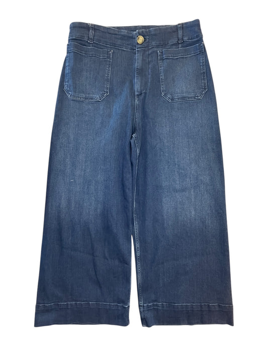 Jeans Wide Leg By Pilcro In Blue Denim, Size:18