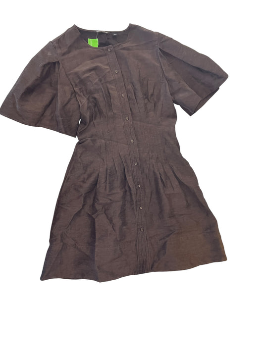 Dress Casual Midi By Clothes Mentor In Brown, Size:M