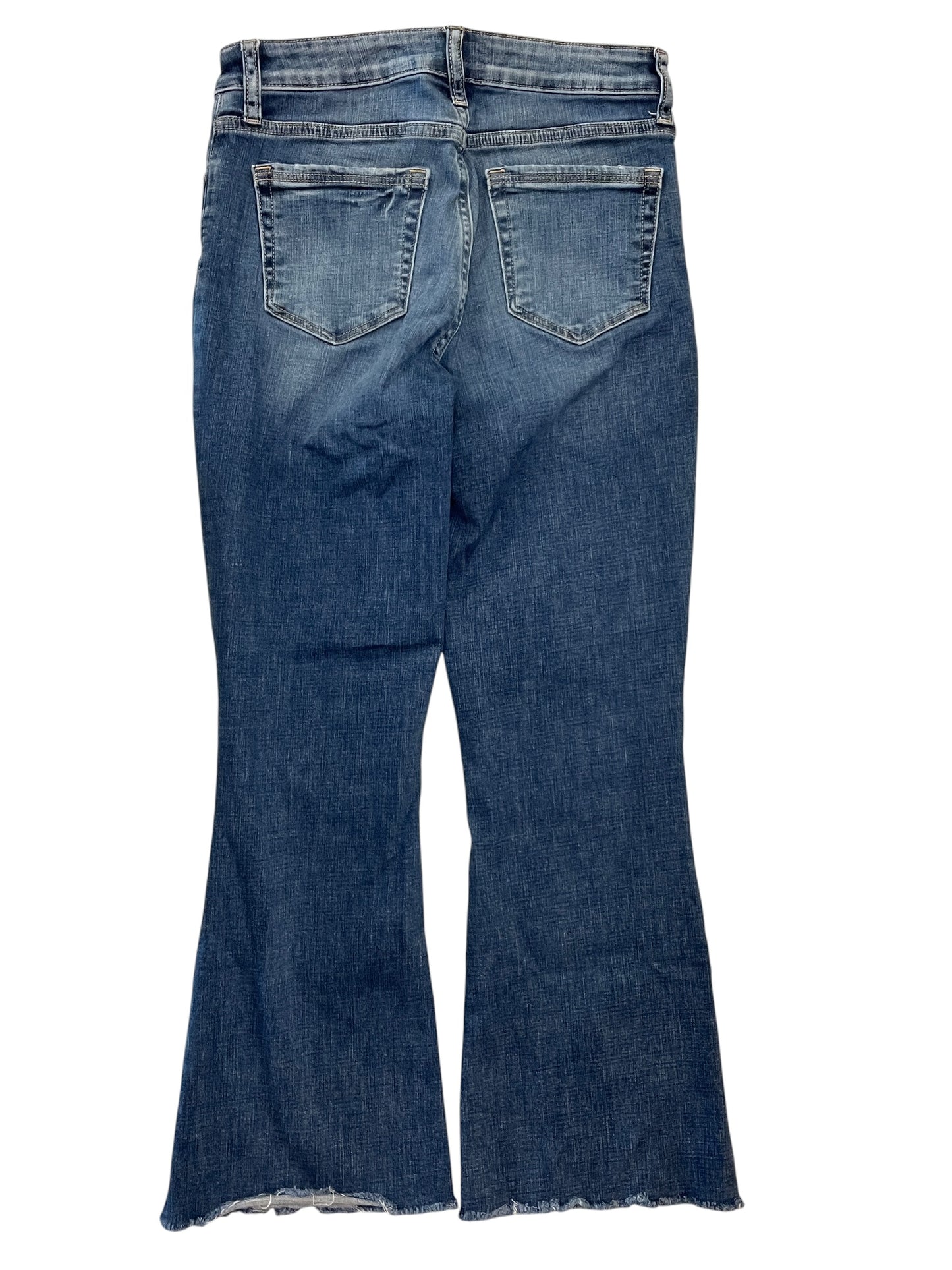 Jeans Straight By Kut In Blue Denim, Size:2