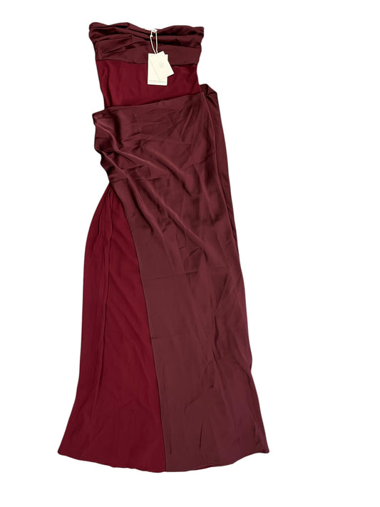Dress Party Long By Clothes Mentor In Maroon, Size:S