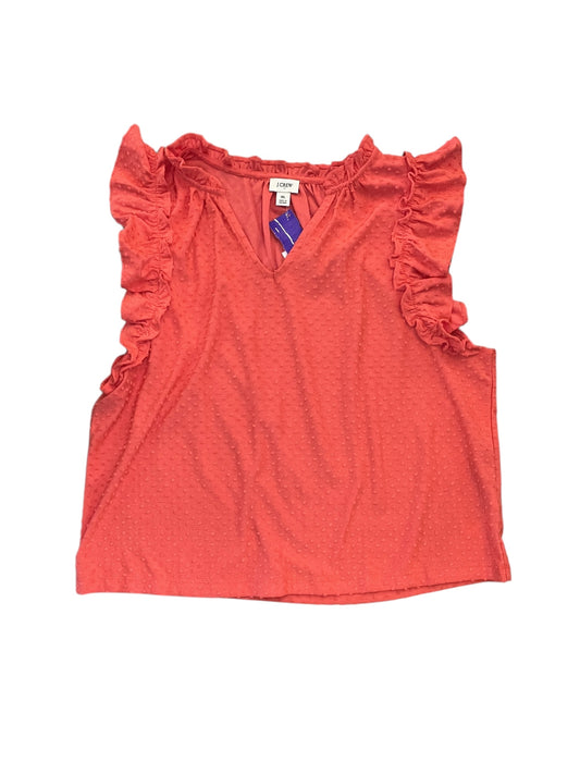 Top Sleeveless By J. Crew In Pink, Size:Xl