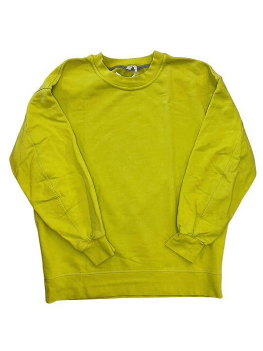 Sweatshirt Collar By Lululemon In Yellow, Size:S