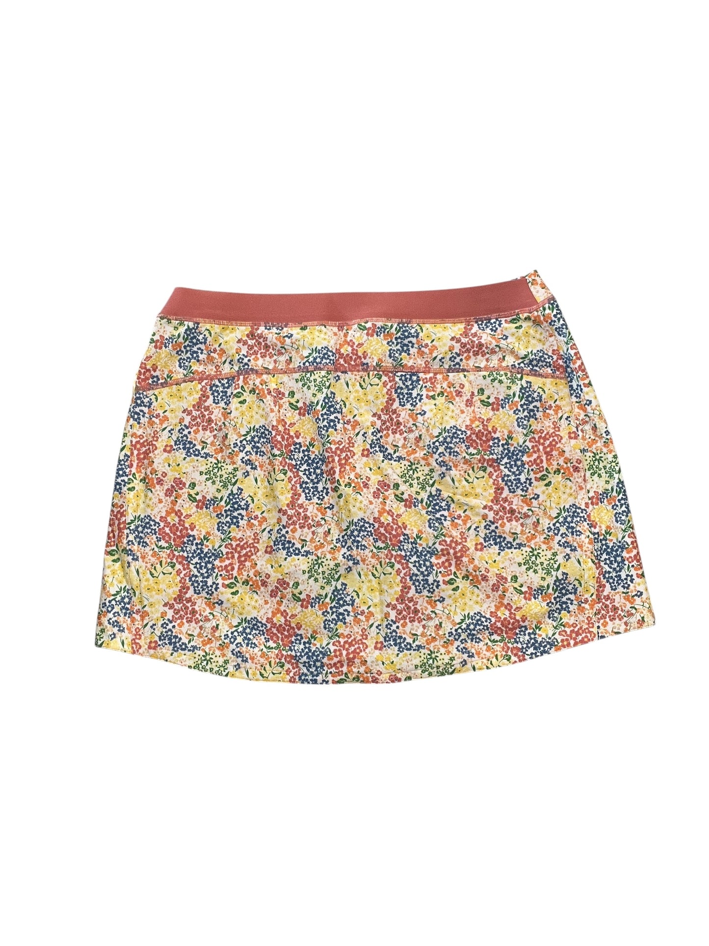 Athletic Skort By Rlx In Floral Print, Size:L