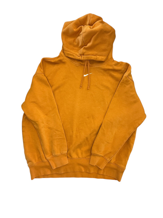 Athletic Sweatshirt Hoodie By Nike Apparel In Yellow, Size:M