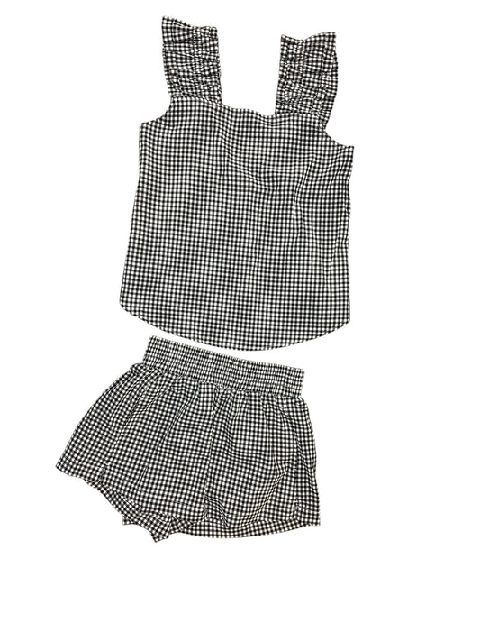 Shorts Set By Cmb In Black & White, Size:Xs