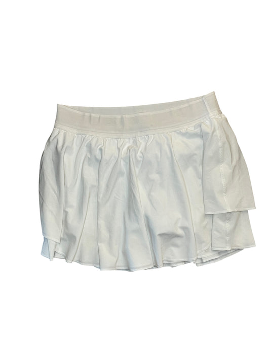 Athletic Skort By Lululemon In White, Size:Xl