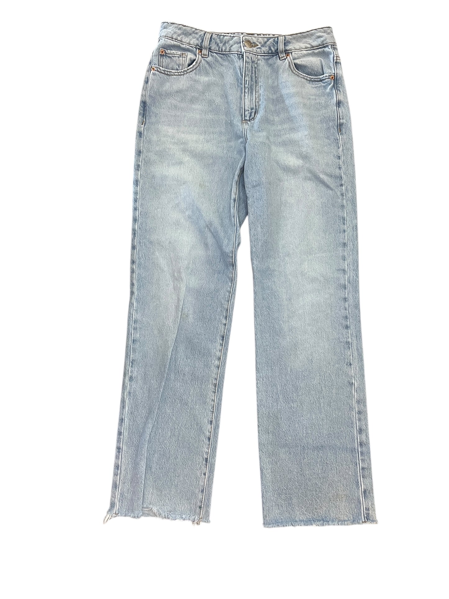 Jeans Straight By Garage In Blue Denim, Size:8