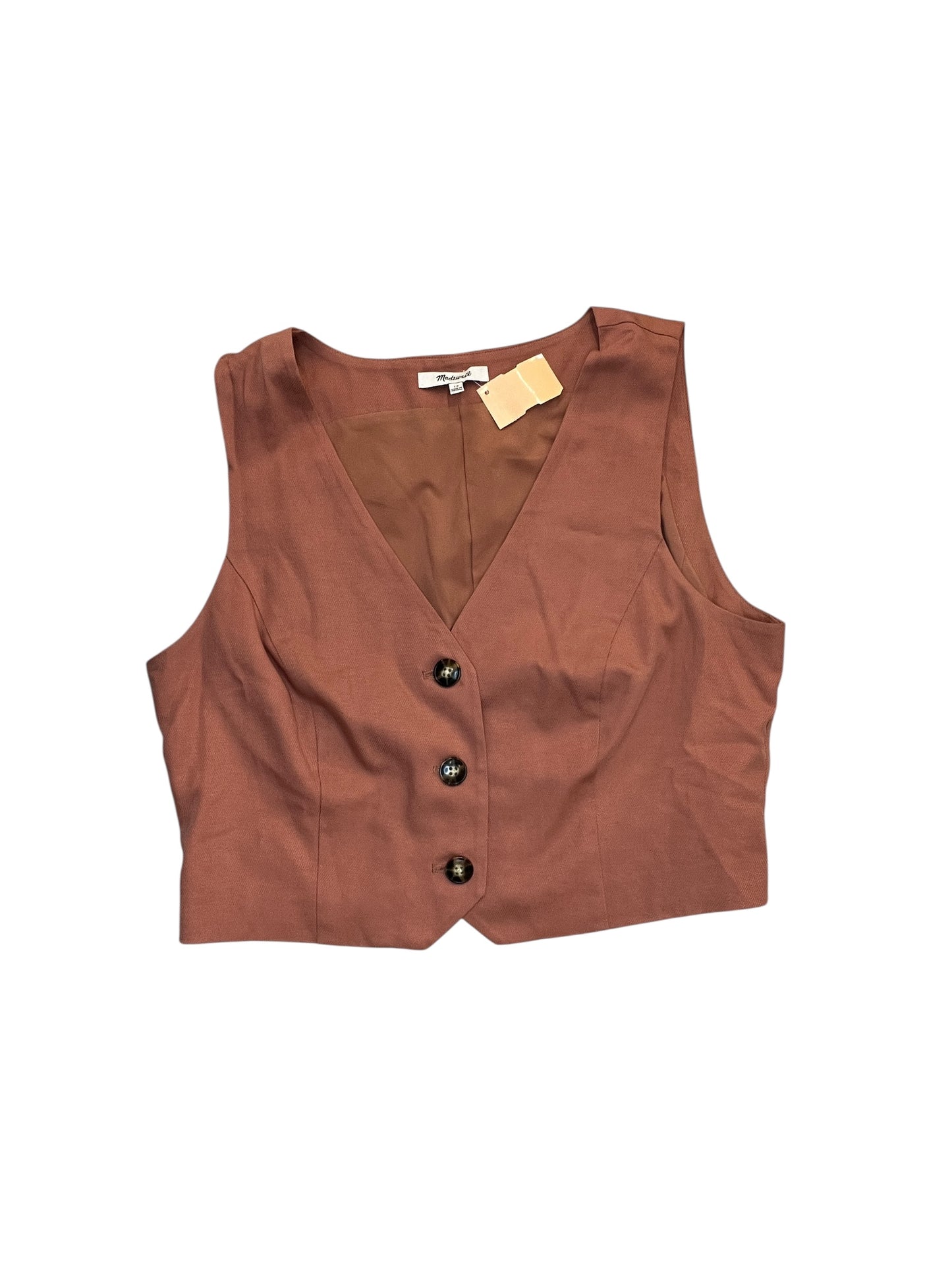 Vest Other By Madewell In Orange, Size:M