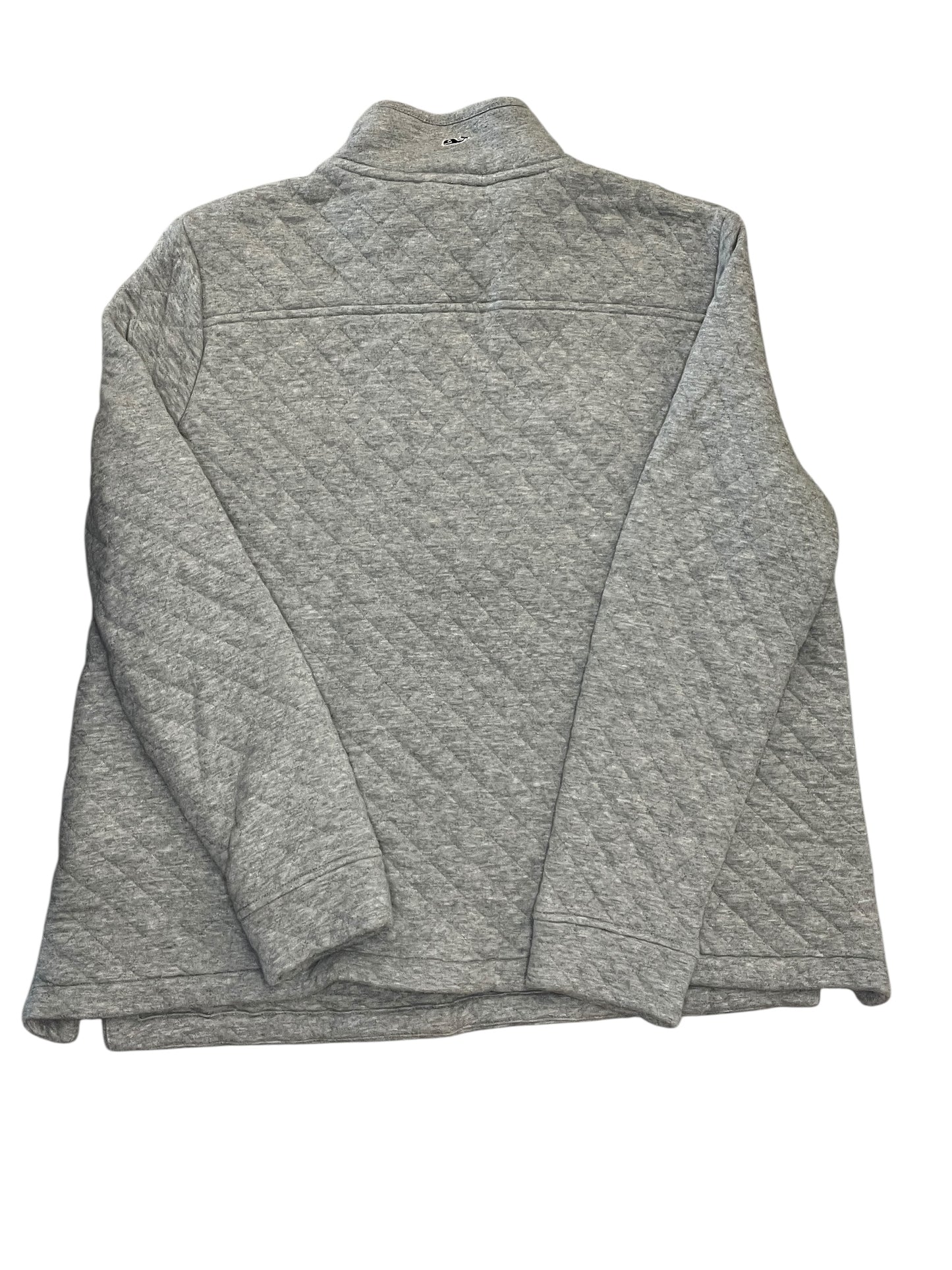 Sweatshirt Collar By Vineyard Vines In Grey, Size:Xl