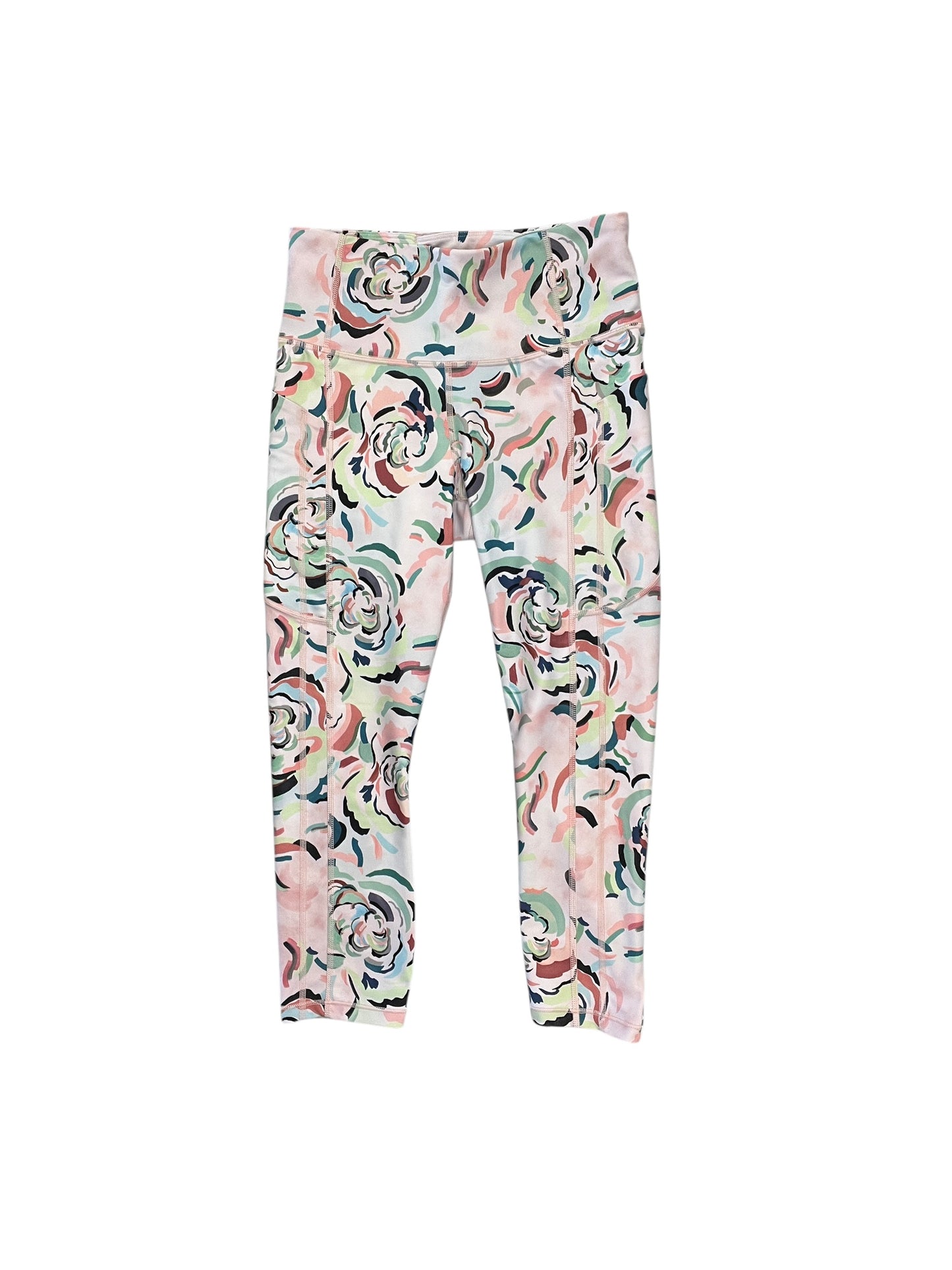 Athletic Leggings By Athleta In Pink, Size:S