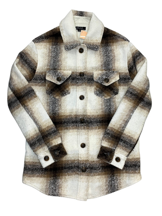 Jacket Shirt By Charlie B In Plaid Pattern, Size:S